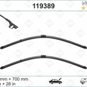 SILECEK SUPURGESI TAKIMI 700mm / 700mm MERCEDES W220 W221 . CITROEN C6 . PEUGEOT 407 SWF - VALEO