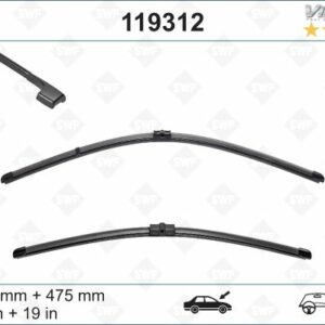 SİLECEK 60 47.5 X2 FLATBLADE-MUZ TİPİ BMW 3 SERİSİ E90 05-11 - VALEO