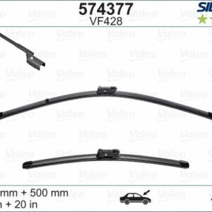 SİLECEK 65 50 X2 FLATBLADE VOLVO C30 06 S40 05 S60 10 S80 06 V50 05 V70 07 V60 10 XC70 07 BMW X5 18 X7 19 61619466377 - VALEO