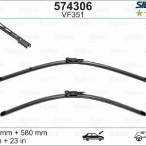 SİLECEK SILENCIO 60 58 X2 FLATBLADE-MUZ TİPİ VM351 BMW E60 04-10 E61 04 07 119357 - VALEO