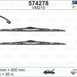 x SİLECEK SILENCIO 68 65 x2 VM215 FORD GALAXY 01 116336 - VALEO