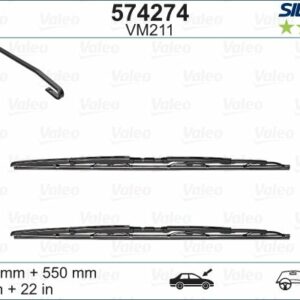 SİLECEK SILENCIO 55 55cm X2 VM211 AUDI A4 01-03 116342 - VALEO