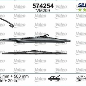 SİLECEK SILENCIO 58 50 CM X2 VM209 BMW E46 SWF 116339 - VALEO