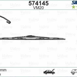 SİLECEK SILENCIO 65cm x1 VM20 SOL TARAF TWNG 116618 - VALEO