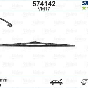 SILECEK SUPURGESI ON 600mm W124 W201 W202 S202 C209 A209 - VALEO