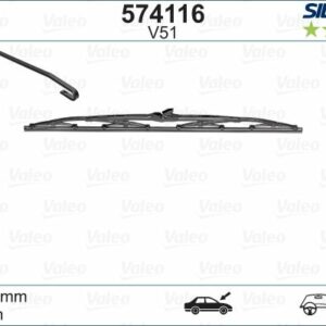 SİLECEK SILENCIO 51cm x1 V51 MGN-XSARA-P306 - VALEO