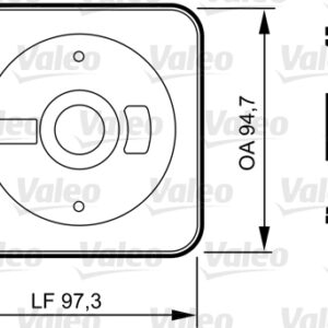 YAĞ SOĞUTUCUSU 407 04 C5 01-04 2.0-2.0 16V EW10J4 - VALEO