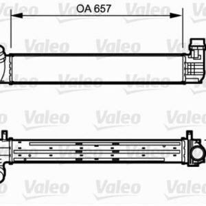 TURBO RADYATÖRÜ INTERCOOLER MGN III 2.0TCe-1.9dCİ-SCENIC III-GRAND SCENIC III 1.9 Dci 09 - VALEO