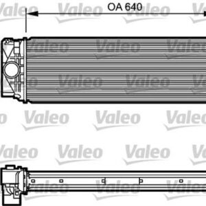 TURBO RADYATÖRÜ INTERCOOLER CRAFTER 06 2.5TDI 640x204x64 - VALEO