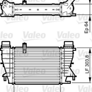 TURBO RADYATÖRÜ INTERCOOLER MODUS/GRAND MODUS 1.5 DCİ 75/90 PS 10/10 - VALEO