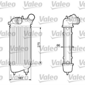 x TURBO RADYATÖRÜ INTERCOOLER C3 02 1.4HDI 16V 275x147.4x66 - VALEO