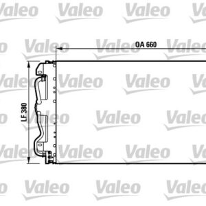 x KLİMA RADYATÖRÜ CHRYSLER STRATUS 2.0 2.4 2.5 96-00 - VALEO