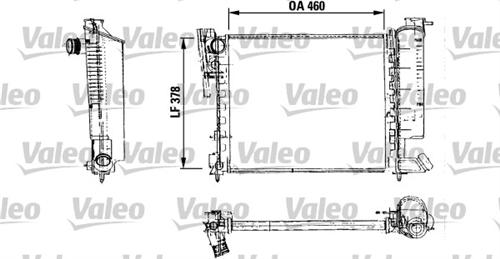 x RADYATÖR 306 94-02 XSARA 97-00 ZX 91-97 1.1-1.4 MEK KLİMASIZ 460x377.5x23 - VALEO