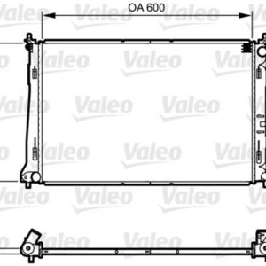 RADYATÖR İ30 1.4-1.6-2.0 07-12 1.4L-GAMMA MEK AC 600x455x17 - VALEO