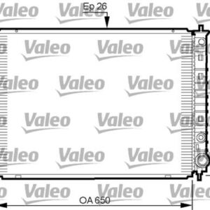 RADYATÖR H1 STAREX 01 MEKANİK 650x445x26 - VALEO