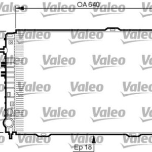 RADYATÖR HYUNDAI TUCSON-KIA SPORTAGE 04 2.0 CRDİ 640x365x18 MEKANİK - VALEO