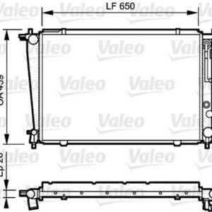 RADYATÖR STAREX 00-04 2.5TD AC KLİMASIZ MEK 650x438x26 - VALEO