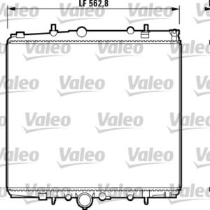 RADYATÖR PEJO JUMPY 2.0İ 07 C8 2.0 2.0HDİ 02 807 ULYSSE 2.0JTD 02-06 PHEDRA 2.0 JTD 02-10 - VALEO