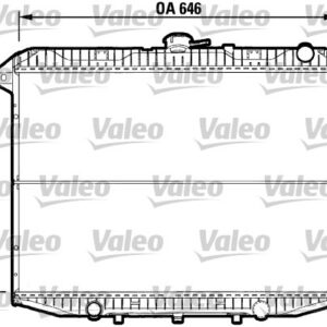 x RADYATÖR NISSAN TERRANO II 2.7 TD 92-02 - VALEO