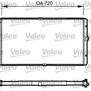 x RADYATÖR VW TRANSPORTER T4 2.5D 2.5TDI 96-03 AXL-AHY-AXG - VALEO