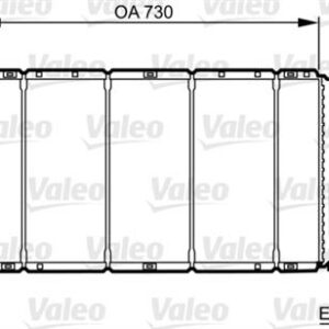 RADYATÖR MOVANO-MASTER II 01 2.5DCI-1.9DTI AC MEK 730x396x34 - VALEO