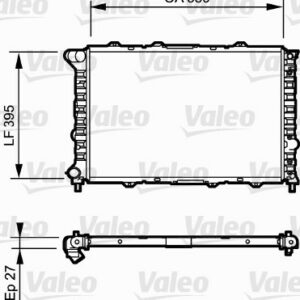 RADYATÖR KLİMALI ALFA 156 1.6 T.S 1.8 T.S 2.0 2.5 97-05 SW 156 1.6 T.S 1.8 T.S 97-06 - VALEO