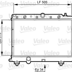 x RADYATÖR ROVER 220 D/SD/ SDI 95-00 618İSİ 96-99 620İ 93-96 620Sİ 93-99 25 2.0İDT 99-05 - VALEO