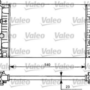 RADYATÖR VECTRA B 96-02 1.6-1.8/2.0 AC MEK 540x377x23 - VALEO