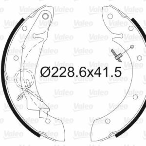 ARKA PABUÇ BALATA PARTNER 96 08 BERLINGO 96 08 XSARA PICASSO 04 MGN SCENIC 98 228x42 - VALEO