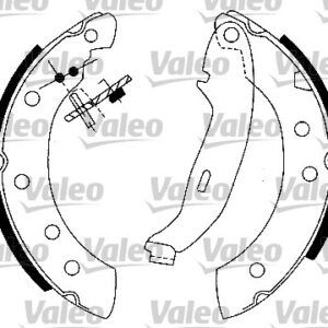 ARKA PABUÇ BALATA P106-P206-P306-SAXO-CLIO II-SYMBOL-THALIA-LGN-TWNG-LOGAN 04 SANDERO 08 7701206962 - VALEO