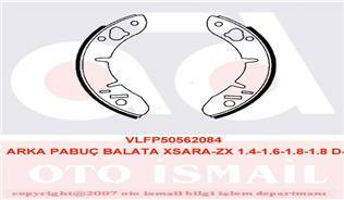 ARKA PABUÇ BALATA XSARA 1.5D 1.6 1.8 D 1.9D 97-00 ZX 91-97 306 1.4 1.6 1.8 2.0 93-01 180x31 - VALEO