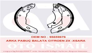 ARKA PABUÇ BALATA XSARA 97-05 205 83-94 306 93-01 309 89-93 ZX 93.97 GS8510 180x32 - VALEO