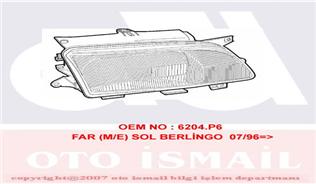 x FAR SOL BERLINGO 07/96-12/02 ELEKTRİKLİ H4 - VALEO