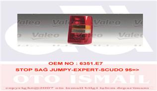 STOP SAĞ JUMPY 09/95-12/03-EXPERT 01/04-12/06-SCUDO 07/95-12/03 SİSLİ - VALEO