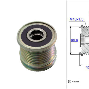 ALTERNATÖR KASNAĞI RULMANLI MERCEDES M SERI W164 -R SERI W251 -G SERI W463 -GL SERI X164 - VALEO