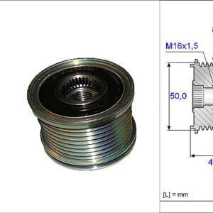 ALTERNATÖR KASNAĞI RULMANLI MERCEDES C SERI W204-S204 -S SERI W221 -M SERI W164 -R SERI W251 - VALEO