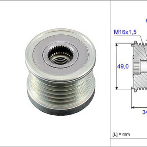 ALTERNATOR RULMANI BMW E81 E87 E82 E88 E46 E90 E91 E92 E93 E60 E83 E84 E85 - VALEO