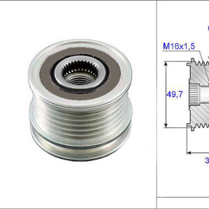 ALTERNATOR KASNAGI MERCEDES W203 W210 W220 W639 B901 B906 - VALEO