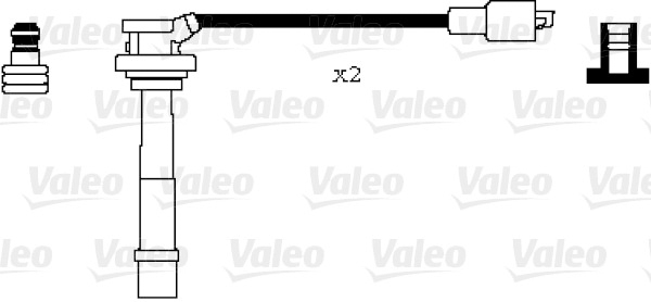 BUJİ KABLOSU TK SUZUKI ALTO 1.1-BALENO 1.3-1.6-CARRY - VALEO