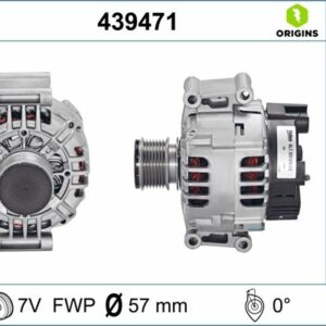 ALTERNATOR 14V 120A MERCEDES W203 S203 CL203 C209 A209 W211 R171 - VALEO