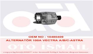 ALTERNATÖR 12V 100Ah. ASTRA F-G 91-98 -VECTRA A-B 88-02 1.6i-1.8i-2.0-CORSA B 93-00 1.4i-1.6i - VALEO