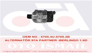 ALTERNATÖR 97A PARTNER -BERLINGO 1.9D DW8 542489 - VALEO