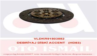 x DEBRİYAJ DİSKİ ACCENT 1.5CRDI GETZ 03 MATRIS 01 HD83 - VALEO