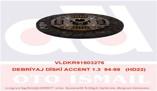 x DEBRİYAJ DİSKİ ACCENT 1.3 94-99 HD22 - VALEO