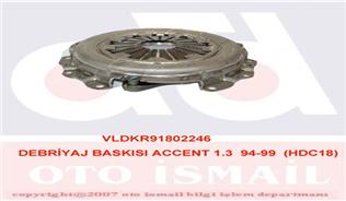 x DEBRİYAJ BASKISI ACCENT 1.3 94-99 HDC18 - VALEO