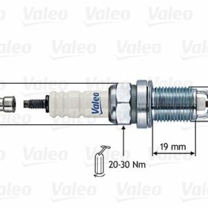 BUJİ RF74HZ2Y R9-R19-MGN-CLIO-PALIO-MAREA-106-206-CORSA-ASTRA-VECTRA ÇİFT TIRNAK 246490-246492 - VALEO