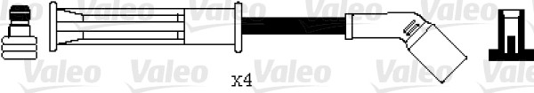 BUJİ KABLOSU TK CLIO II 1.6 98-05 -MGN 1.6-1.6i 96-99 - VALEO