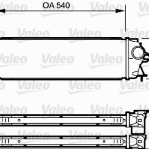 TURBO RADYATÖRÜ INTERCOOLER TRAFIC II 2.0 DCI M9R - VALEO