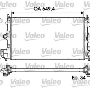 RADYATÖR VECTRA C 04 CROMA 05 1.9CDTI MEK AC 650x408x33 - VALEO