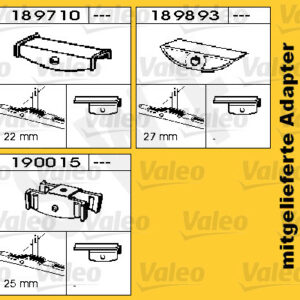 SİLECEK SWF X1 1000 mm REN R312-KAASBOHRER SG215SL/ SG 219 - VALEO